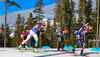 Mari Laukkanen of Finland during mixed relay race of IBU Biathlon World Cup in Canmore, Alberta, Canada. Mixed relay race of IBU Biathlon World cup was held in Canmore, Alberta, Canada, on Sunday, 7th of February 2016.
