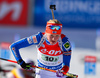 Kaisa Makarainen of Finland during mixed relay race of IBU Biathlon World Cup in Canmore, Alberta, Canada. Mixed relay race of IBU Biathlon World cup was held in Canmore, Alberta, Canada, on Sunday, 7th of February 2016.
