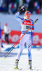 Kaisa Makarainen of Finland during mixed relay race of IBU Biathlon World Cup in Canmore, Alberta, Canada. Mixed relay race of IBU Biathlon World cup was held in Canmore, Alberta, Canada, on Sunday, 7th of February 2016.
