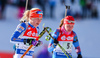 Kaisa Makarainen of Finland during mixed relay race of IBU Biathlon World Cup in Canmore, Alberta, Canada. Mixed relay race of IBU Biathlon World cup was held in Canmore, Alberta, Canada, on Sunday, 7th of February 2016.
