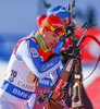 Ahti Toivanen of Finland during mixed relay race of IBU Biathlon World Cup in Canmore, Alberta, Canada. Mixed relay race of IBU Biathlon World cup was held in Canmore, Alberta, Canada, on Sunday, 7th of February 2016.
