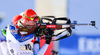 Ahti Toivanen of Finland during mixed relay race of IBU Biathlon World Cup in Canmore, Alberta, Canada. Mixed relay race of IBU Biathlon World cup was held in Canmore, Alberta, Canada, on Sunday, 7th of February 2016.
