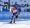 Dorothea Wierer of Italy during mixed relay race of IBU Biathlon World Cup in Canmore, Alberta, Canada. Mixed relay race of IBU Biathlon World cup was held in Canmore, Alberta, Canada, on Sunday, 7th of February 2016.
