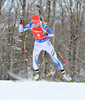 Kaisa Makarainen of Finland during women sprint race of IBU Biathlon World Cup in Presque Isle, Maine, USA. Women sprint race of IBU Biathlon World cup was held in Presque Isle, Maine, USA, on Thursday, 11th of February 2016.
