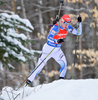 Sanna Markkanen of Finland during women sprint race of IBU Biathlon World Cup in Presque Isle, Maine, USA. Women sprint race of IBU Biathlon World cup was held in Presque Isle, Maine, USA, on Thursday, 11th of February 2016.
