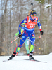 Marie Dorin-Habert of France during women sprint race of IBU Biathlon World Cup in Presque Isle, Maine, USA. Women sprint race of IBU Biathlon World cup was held in Presque Isle, Maine, USA, on Thursday, 11th of February 2016.
