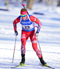 Johannes Thingnes Boe of Norway during men sprint race of IBU Biathlon World Cup in Presque Isle, Maine, USA. Men sprint race of IBU Biathlon World cup was held in Presque Isle, Maine, USA, on Thursday, 11th of February 2016.
