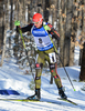 Arnd Pfeiffer of Germany during men sprint race of IBU Biathlon World Cup in Presque Isle, Maine, USA. Men sprint race of IBU Biathlon World cup was held in Presque Isle, Maine, USA, on Thursday, 11th of February 2016.
