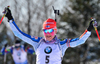 Kaisa Makarainen of Finland during women pursuit race of IBU Biathlon World Cup in Presque Isle, Maine, USA. Women pursuit race of IBU Biathlon World cup was held in Presque Isle, Maine, USA, on Friday, 12th of February 2016.
