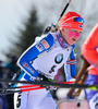 Kaisa Makarainen of Finland during women pursuit race of IBU Biathlon World Cup in Presque Isle, Maine, USA. Women pursuit race of IBU Biathlon World cup was held in Presque Isle, Maine, USA, on Friday, 12th of February 2016.
