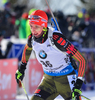 Franziska Preuss of Germany during women pursuit race of IBU Biathlon World Cup in Presque Isle, Maine, USA. Women pursuit race of IBU Biathlon World cup was held in Presque Isle, Maine, USA, on Friday, 12th of February 2016.
