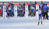 Marie Dorin-Habert of France during women pursuit race of IBU Biathlon World Cup in Presque Isle, Maine, USA. Women pursuit race of IBU Biathlon World cup was held in Presque Isle, Maine, USA, on Friday, 12th of February 2016.

