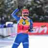 Gabriela Soukalova of Czech during women pursuit race of IBU Biathlon World Cup in Presque Isle, Maine, USA. Women pursuit race of IBU Biathlon World cup was held in Presque Isle, Maine, USA, on Friday, 12th of February 2016.
