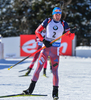 Anton Shipulin of Russia during men pursuit race of IBU Biathlon World Cup in Presque Isle, Maine, USA. Men pursuit race of IBU Biathlon World cup was held in Presque Isle, Maine, USA, on Friday, 12th of February 2016.
