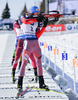 Anton Shipulin of Russia during men pursuit race of IBU Biathlon World Cup in Presque Isle, Maine, USA. Men pursuit race of IBU Biathlon World cup was held in Presque Isle, Maine, USA, on Friday, 12th of February 2016.
