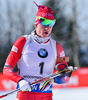 Johannes Thingnes Boe of Norway during men pursuit race of IBU Biathlon World Cup in Presque Isle, Maine, USA. Men pursuit race of IBU Biathlon World cup was held in Presque Isle, Maine, USA, on Friday, 12th of February 2016.
