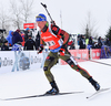 LESSER Erik of Germany during men relay race of IBU Biathlon World Cup in Presque Isle, Maine, USA. Men relay race of IBU Biathlon World cup was held in Presque Isle, Maine, USA, on Saturday, 13th of February 2016.
