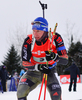 BIRNBACHER Andreas of Germany during men relay race of IBU Biathlon World Cup in Presque Isle, Maine, USA. Men relay race of IBU Biathlon World cup was held in Presque Isle, Maine, USA, on Saturday, 13th of February 2016.
