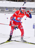 BOE Tarjei of Norway during men relay race of IBU Biathlon World Cup in Presque Isle, Maine, USA. Men relay race of IBU Biathlon World cup was held in Presque Isle, Maine, USA, on Saturday, 13th of February 2016.
