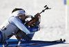 Olli Hiidensalo of Finland during zeroing before start of the men sprint race of IBU Biathlon World Cup in Pokljuka, Slovenia. Women sprint race of IBU Biathlon World cup was held in Pokljuka, Slovenia, on Friday, 9th of December 2016.
