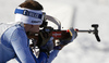 Teemu Huhtala of Finland during zeroing before start of the men sprint race of IBU Biathlon World Cup in Pokljuka, Slovenia. Women sprint race of IBU Biathlon World cup was held in Pokljuka, Slovenia, on Friday, 9th of December 2016.
