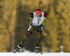 Benedikt Doll of Germany during men sprint race of IBU Biathlon World Cup in Pokljuka, Slovenia. Women sprint race of IBU Biathlon World cup was held in Pokljuka, Slovenia, on Friday, 9th of December 2016.
