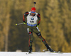 Arnd Peiffer of Germany during men sprint race of IBU Biathlon World Cup in Pokljuka, Slovenia. Women sprint race of IBU Biathlon World cup was held in Pokljuka, Slovenia, on Friday, 9th of December 2016.
