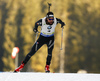 Benjamin Weger of Switzerland during men sprint race of IBU Biathlon World Cup in Pokljuka, Slovenia. Women sprint race of IBU Biathlon World cup was held in Pokljuka, Slovenia, on Friday, 9th of December 2016.
