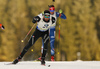 Serafin Wiestner of Switzerland during men sprint race of IBU Biathlon World Cup in Pokljuka, Slovenia. Women sprint race of IBU Biathlon World cup was held in Pokljuka, Slovenia, on Friday, 9th of December 2016.
