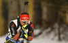 Florian Graf of Germany during men sprint race of IBU Biathlon World Cup in Pokljuka, Slovenia. Women sprint race of IBU Biathlon World cup was held in Pokljuka, Slovenia, on Friday, 9th of December 2016.
