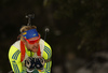 Peppe Femling of Sweden during men sprint race of IBU Biathlon World Cup in Pokljuka, Slovenia. Women sprint race of IBU Biathlon World cup was held in Pokljuka, Slovenia, on Friday, 9th of December 2016.

