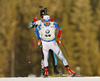 Teemu Huhtala of Finland during men sprint race of IBU Biathlon World Cup in Pokljuka, Slovenia. Women sprint race of IBU Biathlon World cup was held in Pokljuka, Slovenia, on Friday, 9th of December 2016.
