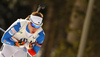 Teemu Huhtala of Finland during men sprint race of IBU Biathlon World Cup in Pokljuka, Slovenia. Women sprint race of IBU Biathlon World cup was held in Pokljuka, Slovenia, on Friday, 9th of December 2016.
