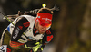 Matthias Dorfer of Germany during men sprint race of IBU Biathlon World Cup in Pokljuka, Slovenia. Women sprint race of IBU Biathlon World cup was held in Pokljuka, Slovenia, on Friday, 9th of December 2016.
