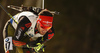 Matthias Dorfer of Germany during men sprint race of IBU Biathlon World Cup in Pokljuka, Slovenia. Women sprint race of IBU Biathlon World cup was held in Pokljuka, Slovenia, on Friday, 9th of December 2016.
