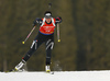 Lena Haecki of Switzerland during women sprint race of IBU Biathlon World Cup in Pokljuka, Slovenia. Women sprint race of IBU Biathlon World cup was held in Pokljuka, Slovenia, on Friday, 9th of December 2016.
