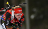 Franziska Hildebrand of Germany during women sprint race of IBU Biathlon World Cup in Pokljuka, Slovenia. Women sprint race of IBU Biathlon World cup was held in Pokljuka, Slovenia, on Friday, 9th of December 2016.
