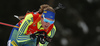 Hanna Oeberg of Sweden during women sprint race of IBU Biathlon World Cup in Pokljuka, Slovenia. Women sprint race of IBU Biathlon World cup was held in Pokljuka, Slovenia, on Friday, 9th of December 2016.
