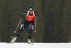 Lena Haecki of Switzerland during women sprint race of IBU Biathlon World Cup in Pokljuka, Slovenia. Women sprint race of IBU Biathlon World cup was held in Pokljuka, Slovenia, on Friday, 9th of December 2016.
