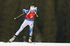 Kaisa Makarainen of Finland during women sprint race of IBU Biathlon World Cup in Pokljuka, Slovenia. Women sprint race of IBU Biathlon World cup was held in Pokljuka, Slovenia, on Friday, 9th of December 2016.
