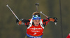 Vanessa Hinz of Germany during women sprint race of IBU Biathlon World Cup in Pokljuka, Slovenia. Women sprint race of IBU Biathlon World cup was held in Pokljuka, Slovenia, on Friday, 9th of December 2016.
