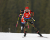 Franziska Hildebrand of Germany during women sprint race of IBU Biathlon World Cup in Pokljuka, Slovenia. Women sprint race of IBU Biathlon World cup was held in Pokljuka, Slovenia, on Friday, 9th of December 2016.
