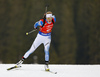 Laura Toivanen of Finland during women sprint race of IBU Biathlon World Cup in Pokljuka, Slovenia. Women sprint race of IBU Biathlon World cup was held in Pokljuka, Slovenia, on Friday, 9th of December 2016.
