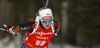 Miriam Goessner of Germany during women sprint race of IBU Biathlon World Cup in Pokljuka, Slovenia. Women sprint race of IBU Biathlon World cup was held in Pokljuka, Slovenia, on Friday, 9th of December 2016.
