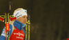 Fourth placed Kaisa Makarainen of Finland after the women sprint race of IBU Biathlon World Cup in Pokljuka, Slovenia. Women sprint race of IBU Biathlon World cup was held in Pokljuka, Slovenia, on Friday, 9th of December 2016.
