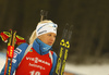 Fourth placed Kaisa Makarainen of Finland after the women sprint race of IBU Biathlon World Cup in Pokljuka, Slovenia. Women sprint race of IBU Biathlon World cup was held in Pokljuka, Slovenia, on Friday, 9th of December 2016.
