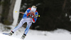 Kaisa Makarainen of Finland during women sprint race of IBU Biathlon World Cup in Pokljuka, Slovenia. Women sprint race of IBU Biathlon World cup was held in Pokljuka, Slovenia, on Friday, 9th of December 2016.
