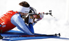 Olli Hiidensalo of Finland during zeroing before the start of the men pursuit race of IBU Biathlon World Cup in Pokljuka, Slovenia.  Men pursuit race of IBU Biathlon World cup was held in Pokljuka, Slovenia, on Saturday, 10th of December 2016.
