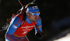 Third placed Anton Shipulin of Russia during the men pursuit race of IBU Biathlon World Cup in Pokljuka, Slovenia.  Men pursuit race of IBU Biathlon World cup was held in Pokljuka, Slovenia, on Saturday, 10th of December 2016.
