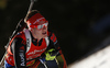 Benedikt Doll of Germany during the men pursuit race of IBU Biathlon World Cup in Pokljuka, Slovenia.  Men pursuit race of IBU Biathlon World cup was held in Pokljuka, Slovenia, on Saturday, 10th of December 2016.
